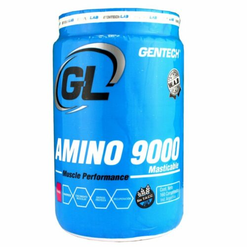 Amino 9000 GENTECH (160 Comprimidos) – 160 Comp, Frutilla
