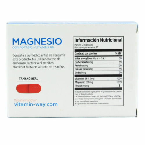 Magnesio VITAMIN WAY (Caja 30 Comp)